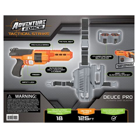 Adventure Force Tactical Strike Deuce Pro Manual Dart Gun Blaster