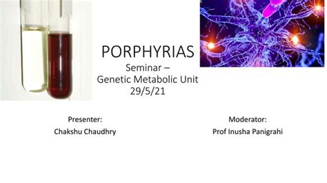 Porphyria Ppt