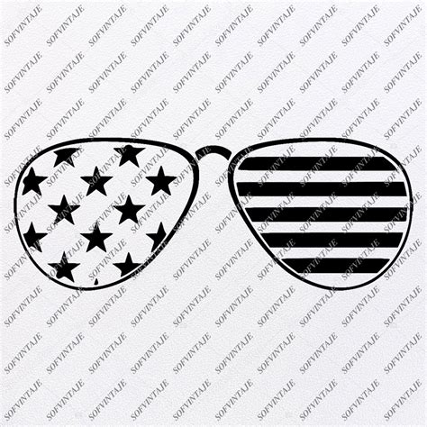 American Flag Sunglasses Svg Free 4th Of July Glasses Svg Pre Designed Photoshop Graphics
