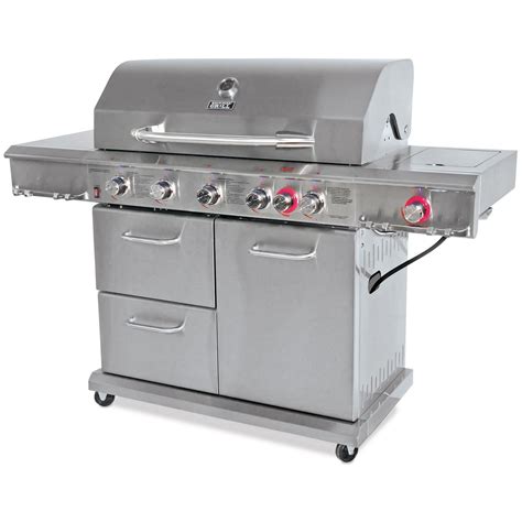 Backyard Grill Stainless Steel 6 Burner Propane Gas Grill Bbq