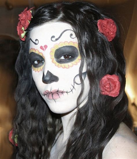 Day Of The Dead Face Paint Make Up Day Of The Dead Girl Day Of The