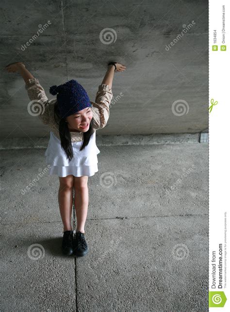 Girl Bending Over Stock Images Image 1634854