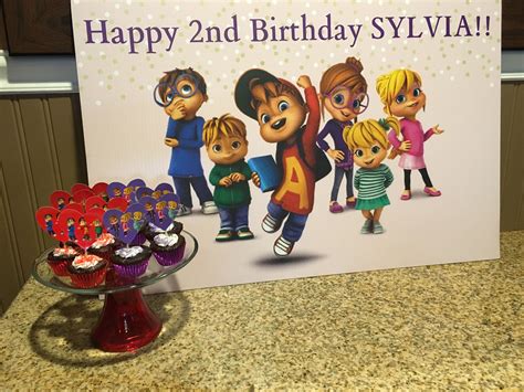 Pin By Jc On Alvin And The Chipmunks Party Alvin And The Chipmunks Happy Nd Birthday Chipmunks