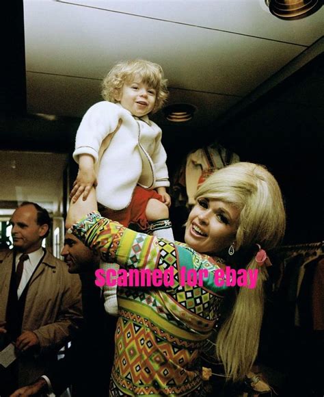 jayne mansfield w son antonio candid and rare may 1967 color 8x10 photo 1820400571