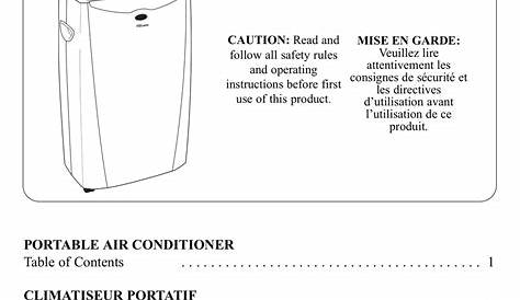 Danby Air Conditioner Costco Manual / DANBY PORTABLE AIR CONDITIONER