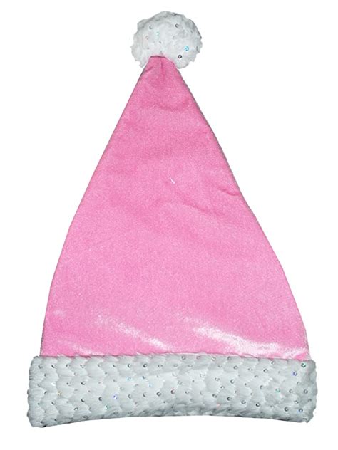 Pink Sparkle Santa Hat Home And Kitchen