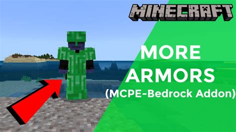 Mcpe More Armor Addon Emerald Armor In Minecraft Addonmod Showcase