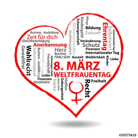 Der russische weltfrauentag hat nichts mit dem kampf der feministen zu tun. "herz - weltfrauentag" Stockfotos und lizenzfreie Vektoren ...