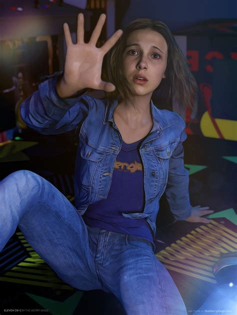 Stranger Things Eleven By Josh Digital Magician Millie Bobby Brown