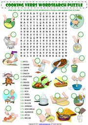 Cooking Verbs ESL Vocabulary Worksheets | ESL Ideas | Food vocabulary, Teaching verbs ...