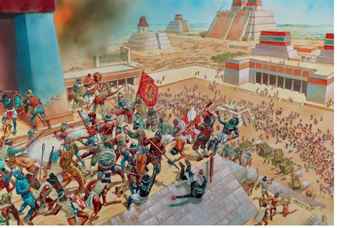 Tenochtitlan (also spelled tenochtitlán), located on an island near the western shore of lake texcoco in central mexico, was the capital city and religious. BATTLE FOR THE TEMPLE OF YOPICO, TENOCHTITLAN, 29 JUNE ...