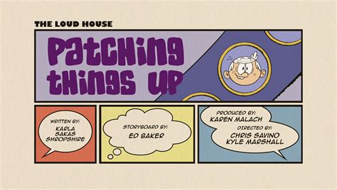 Patching Things Up The Loud House Encyclopedia Fandom
