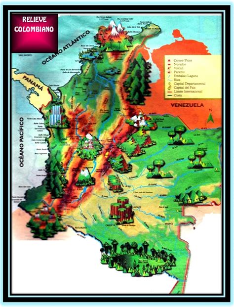 Mejores Sitios Turisticos De Colombia Mapa
