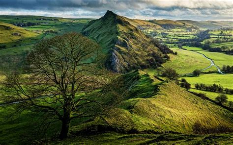 Download Wallpapers 4k Chrome Hill Parkhouse Hill Hdr Beautiful