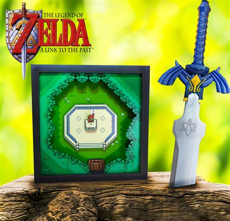 the legend of zelda a link to the past master sword 3d etsy uk