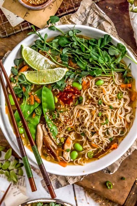 Place in a large bowl and add the noodles, raisins, apples, and applesauce. Easy Vegan Ramen - Monkey and Me Kitchen Adventures