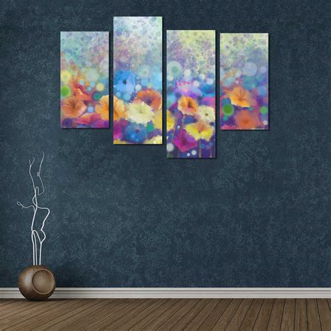 Print On Demand Canvas Art Prints Set Y 4 Pieces Made In Usa