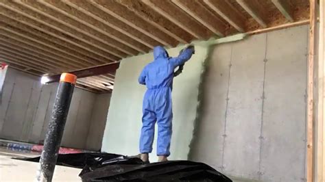 Spray Foam Insulation For Basements Youtube