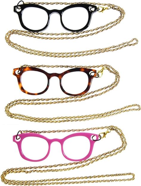 Buy 3 Pack Handheld Mini Reading Glasses With Necklace 2 50 At
