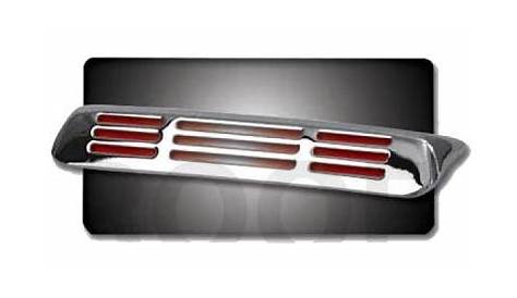 Ford F150 V-Tech 3rd Brake Light Covers - Slotted Style- Chrome - 1375075