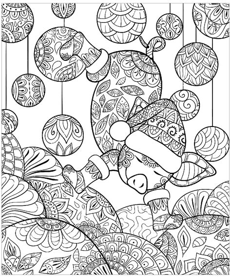 Pig Coloring Pages For Adults At Free Printable