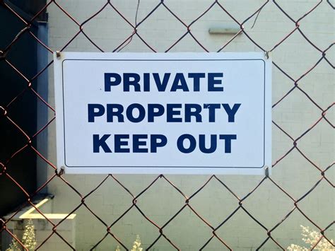 Private Property Keep Out Sign Free Photo Download Freeimages