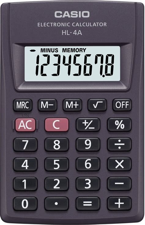 Casio Hl 4 A Basic Calculator Basic