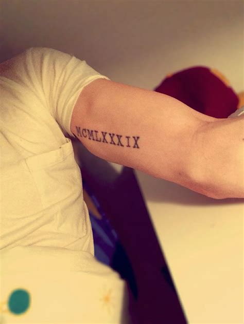 Maybe you would like to learn more about one of these? Important roman numbers tattoo - | TattooMagz › Tattoo ...