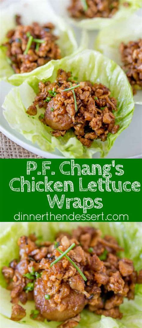 Pf Changs Chicken Lettuce Wraps Copycat Dinner