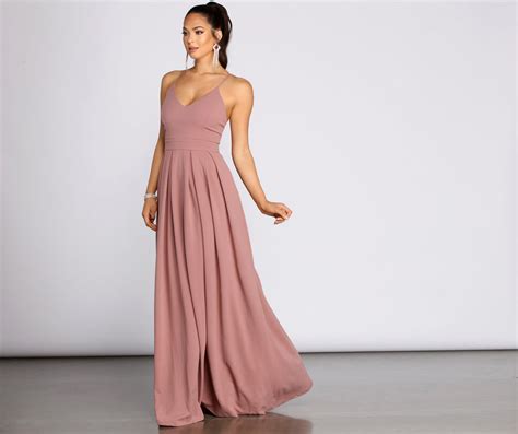 Easy To Clean And Maintain Charming Lady Dresses Marlowe Formal Long