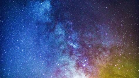 Download Wallpaper 1920x1080 Starry Sky Milky Way Glitter Stars