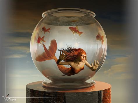 Goldfish Mermaid By Kestrel01 On Deviantart
