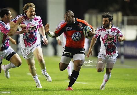 steffon armitage of toulon breaks clear to score the first try during news photo getty images