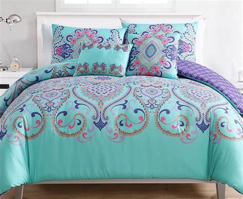 Vcny Home Amherst Reversible 4 Pc Twin Xl Comforter Set And Reviews Bed In A Bag Bed And Bath