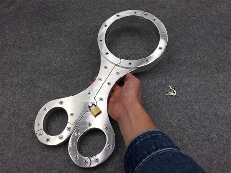 Customizable Metal Bondage Gear Bdsm Restraint Set Aluminum Etsy Uk