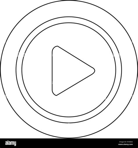 Play Button Icon Stock Vector Image And Art Alamy
