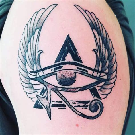 101 Awesome Eye Of Horus Tattoo Designs You Need To See Chest Tattoo