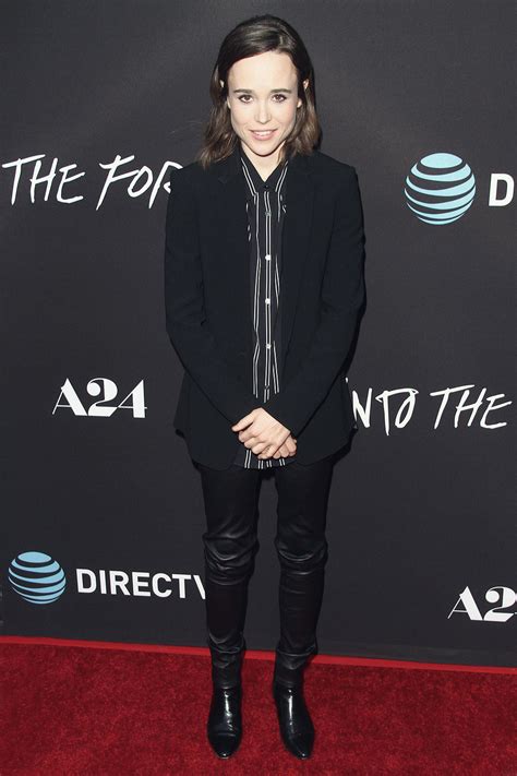 Ellen page daily is your elite resource for the wonderful canadian actress @ellenpage. Ellen Page attends A24 Into The Forest Premiere - Leather Celebrities