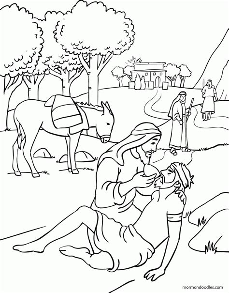 Good Samaritan Coloring Pages For Kids Coloring Home