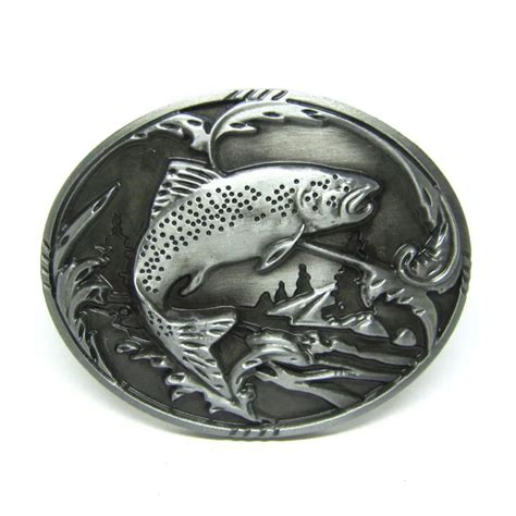 T Disom Wholesale Fish Belt Buckle For Mens Jeans Accessories Metal