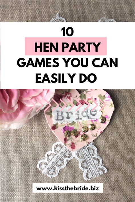 10 Fab Hen Party Games Ideas You Will Love ~ Kiss The Bride Magazine