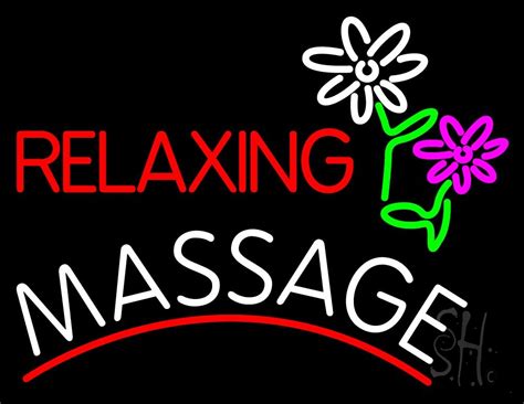 Relaxing Massage Led Neon Sign Massage Neon Signs Everything Neon
