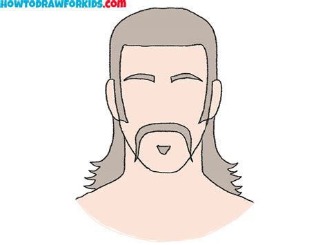 How To Draw A Mullet Easy Drawing Tutorial For Kids