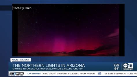 Photos Northern Lights Visible In Arizona Sunday Night