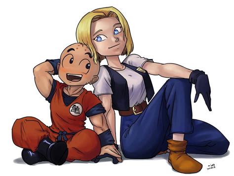 Krillin X Android 18 Made By Tran4of3 On Deviantart Rdbz