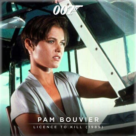 M Carey Lowell As Pam Bouvier James Bond James Bond Girls Bond Girls