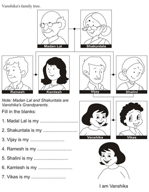 Find at least 10 differences between the two family trees. Family trees coloring pages download and print for free