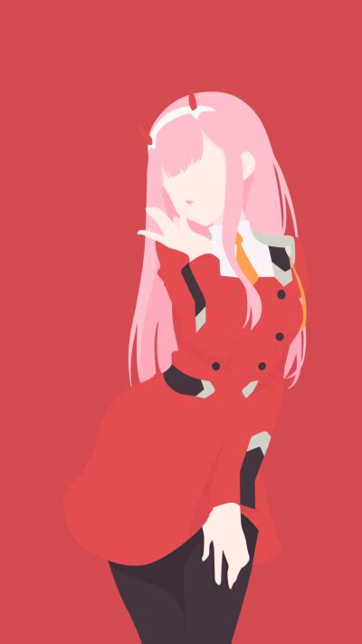 Anime Darling In The Franxx Zero Two Darling In The Franxx Pink