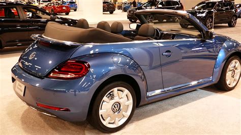 new 2019 volkswagen beetle turbo convertible exterior and interior tour 2018 oc auto show youtube