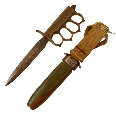 Original Us Wwiwwii Model 1918 Mark 1 Trench Knife “paratrooper” Mo